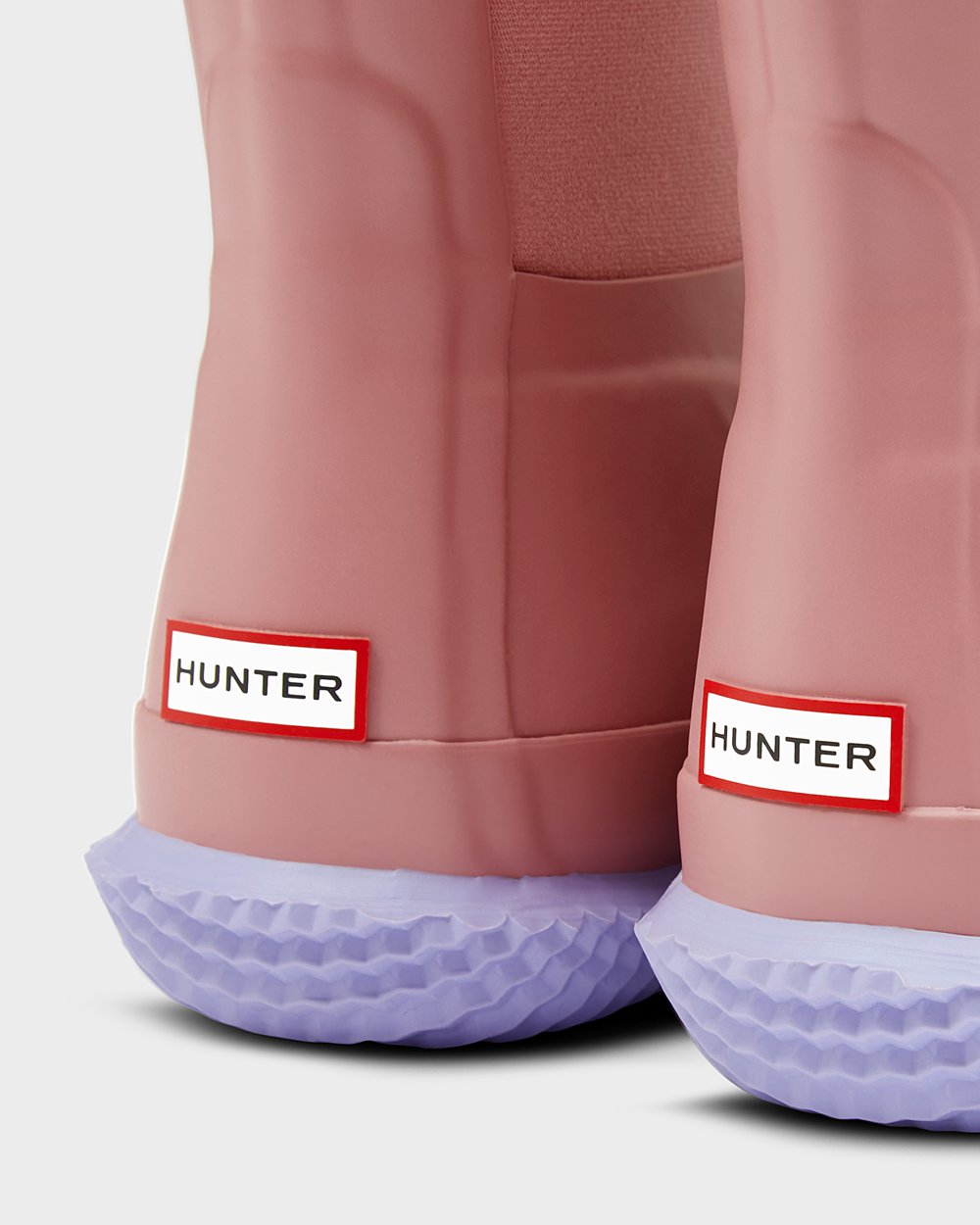 Botas De Neve Hunter Criança Rosa/Roxo - Original Big Insulated Roll Top Sherpa - 81KBNUVHC